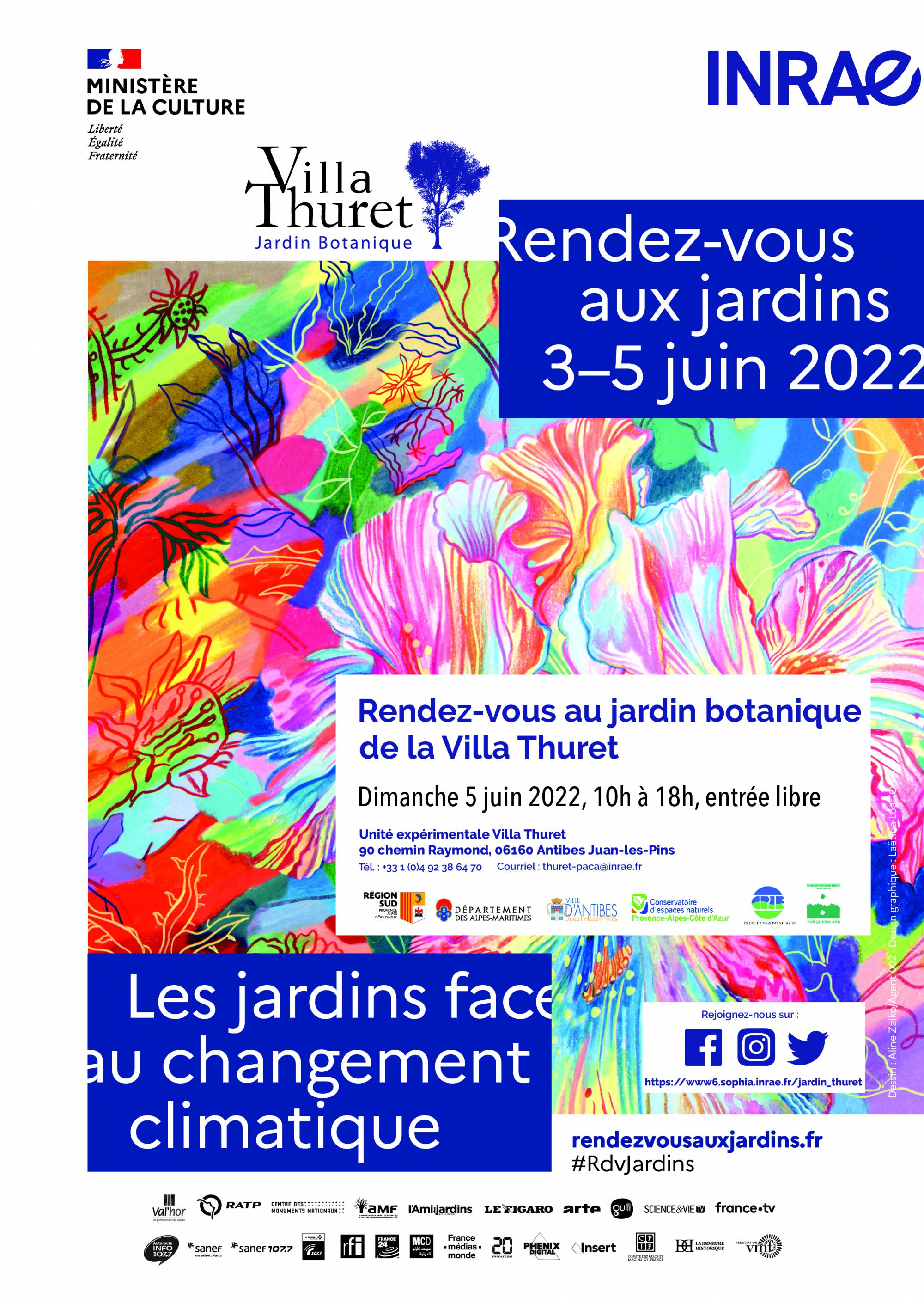 Ouverture du jardin Thuret le dimanche 5 juin 2022 
